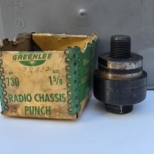 Greenlee Radio Chassis Punch No. 730 Size 1 5/8"